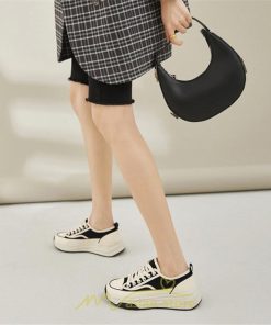 スニーカー | シューズ レディース 靴 レディース靴 帆布 カジュアルシューズ おしゃれ ズック靴 歩きやすい 厚底 春秋 美脚 厚底新作