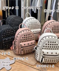 リュック | スタッズ リュックサック 女子 おしゃれ