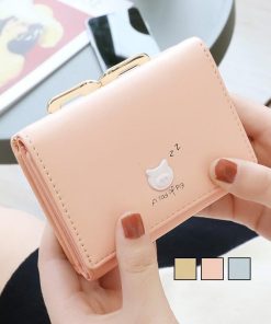 さいふ　バッグ | 三つ折り財布 レディース 財布 小銭 カード入れ ポーチ サイフ ウォレット 可愛い財布 女性用ミニ財布 合皮レザー ピンク イエロー 軽量 使いやすい