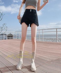 ショートパンツ | レディース デニム 短パン ジーンズ ボトムス 20代30代40代 カジュアル お出かけ 通勤通学 韓国風 ファッション 上品 着痩せ