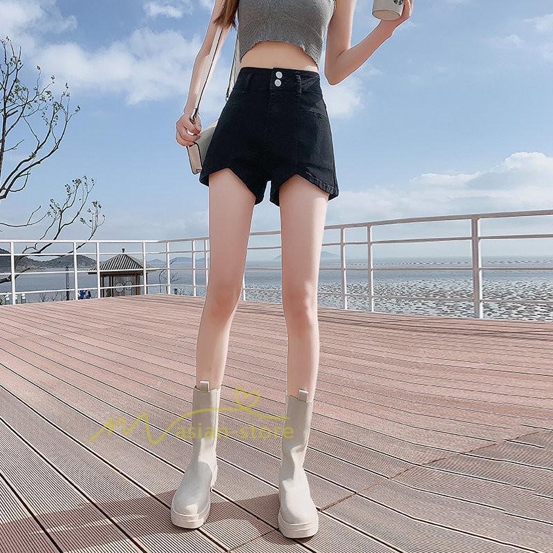 ショートパンツ | レディース デニム 短パン ジーンズ ボトムス 20代30代40代 カジュアル お出かけ 通勤通学 韓国風 ファッション 上品 着痩せ