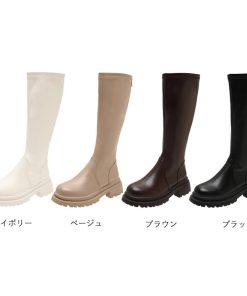 ニーハイブーツ | ロングブーツ 厚底ブーツ レディース韓国