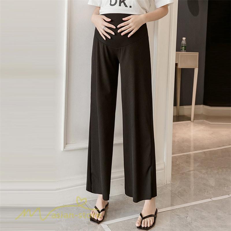 パンツ レギンス | マタニティ パンツ マタニティパンツ 着痩せ ワイドパンツ 無地 薄手 春 夏 秋 カジュアル 無地 妊婦 お出かけ きれいめ ウエスト調整 妊婦服 柔らか おしゃれ