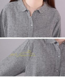 ミディアム | シャツワンピ 2WAY カーディガン 長袖 ロング 無地 体型カバー ワンピース アウター レディース チェック柄 通学通勤 お出かけ OL 春秋 20代/30代/40代/50代