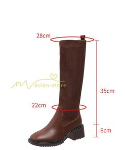 ロングブーツ | ブーツ ヒール カジュアル レディース 靴 シューズ お出かけ 秋冬 ロング丈ブーツ ジョッキーブーツ 春秋冬 美脚 黒靴 太ヒール 大人