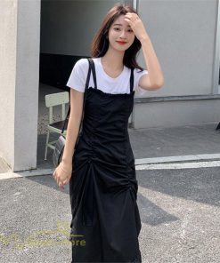 マキシ | サマーワンピース ワンピース レディース 着痩せ ノースリーブ ひざ下 カジュアル 韓国風 無地 気質 可愛い 通勤通学 ロングワンピース 20代30代40代 夏 大人