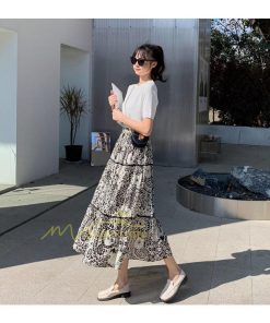 スカート | ロング 花柄 柔らか ボトムス レディース ロングマキシ丈 シンプル 無地 カジュアル 着痩せ コーデ 春 30代 秋20代 40代 夏 通勤通学 50代