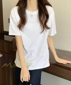 ｔシャツ・カットソー | Tシャツ レディース 半袖 カジュアル ゆったり お洒落 可愛い カットソー クルーネック 20代30代40代50代 通勤通学 着痩せ 春夏 お出かけ 着回し 無地人気 上品