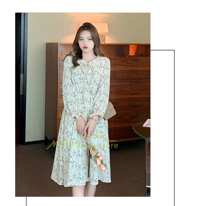 ミディアム | ワンピース レディース 長袖 膝丈ワンピー 春秋 きれいめワンピース オフィス ハイウエスト 春夏新作 通勤通学 カジュアル お出かけ 20代30代40代 エレガント