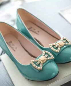 パンプス | ウェッジソールポインテッドトゥ 合皮レザー エナメル レディース ウェッジヒール ストラップなし スリップオン 緑 滑り止めソール 黒