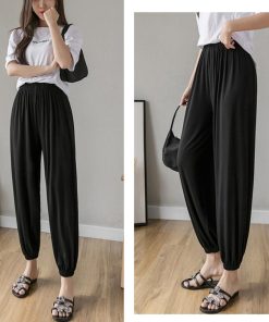 サルエルパンツ | ストレッチ レーヨン パンツ レディース 体型カバー ヨガパンツ ダンス ヒップホップ