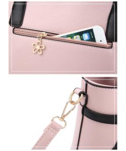 トートバッグ | 大きめ ショルダーバッグ バイカラー 大容量 レザーバッグ おしゃれ 2wayレディース 斜めがけバッグ