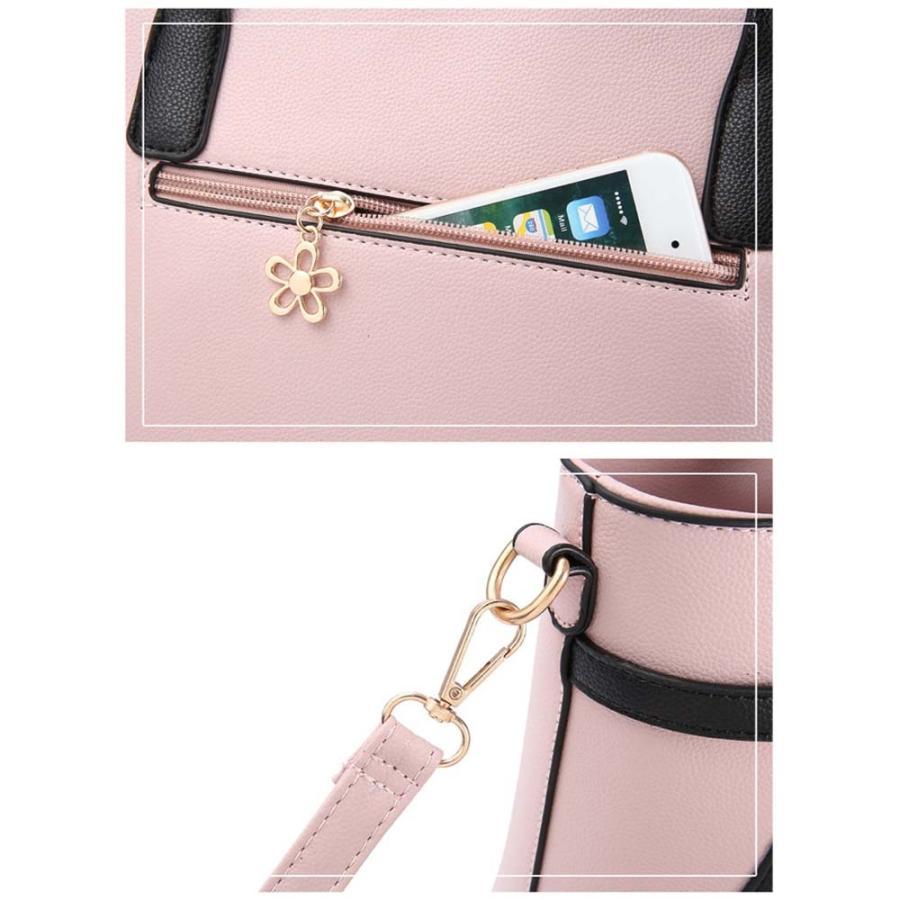 トートバッグ | 大きめ ショルダーバッグ バイカラー 大容量 レザーバッグ おしゃれ 2wayレディース 斜めがけバッグ