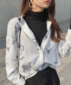 シャツ・ブラウス | ソフトセクシー プチハイネック ブラウス 韓国ファッション [好評につき完売しました]大人気 春 レディース シースルー トップス 透け感 長袖