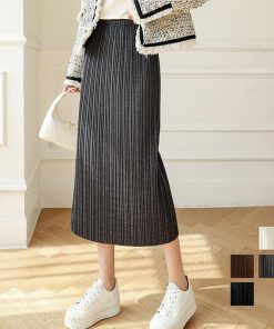 ロングスカート | タイトスカート プリーツスカート 韓国風