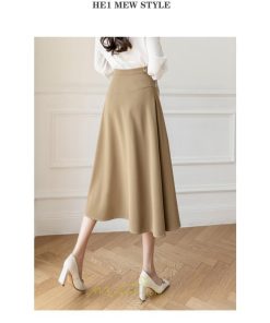 スカート | レディース ロング ミモレ フレアAライン ロング着痩せ 通勤 通学 オフィス OL オシャレ キレイめ カジュアル 20代30代40代50代