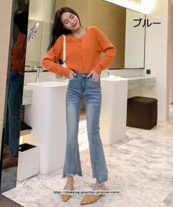 チノ・テーパード・ジョガー・スキニーパン | パンツ デニム ジーンズ レディース 美シルエットフレアハイウエストデニムパンツ ハイウエスト フレア ブーツカット ボトムス 秋 無地 送料無料 ストレッチ