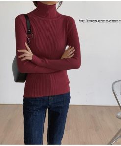 ニット・セーター | ニット 綿 リブ タートル インナー レイヤード リブニット レディース 長袖 タートルニット ハイネックニット インナーニット セーター 肌着 伸縮 着回し