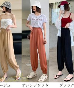 ワイドパンツ | レディース 大人 ロング丈 ガウチョパンツ ボトムス ママ ゆったり 着痩せ 美脚 通勤通学 カジュアル 上品 落ち感 お出かけ ゆったり