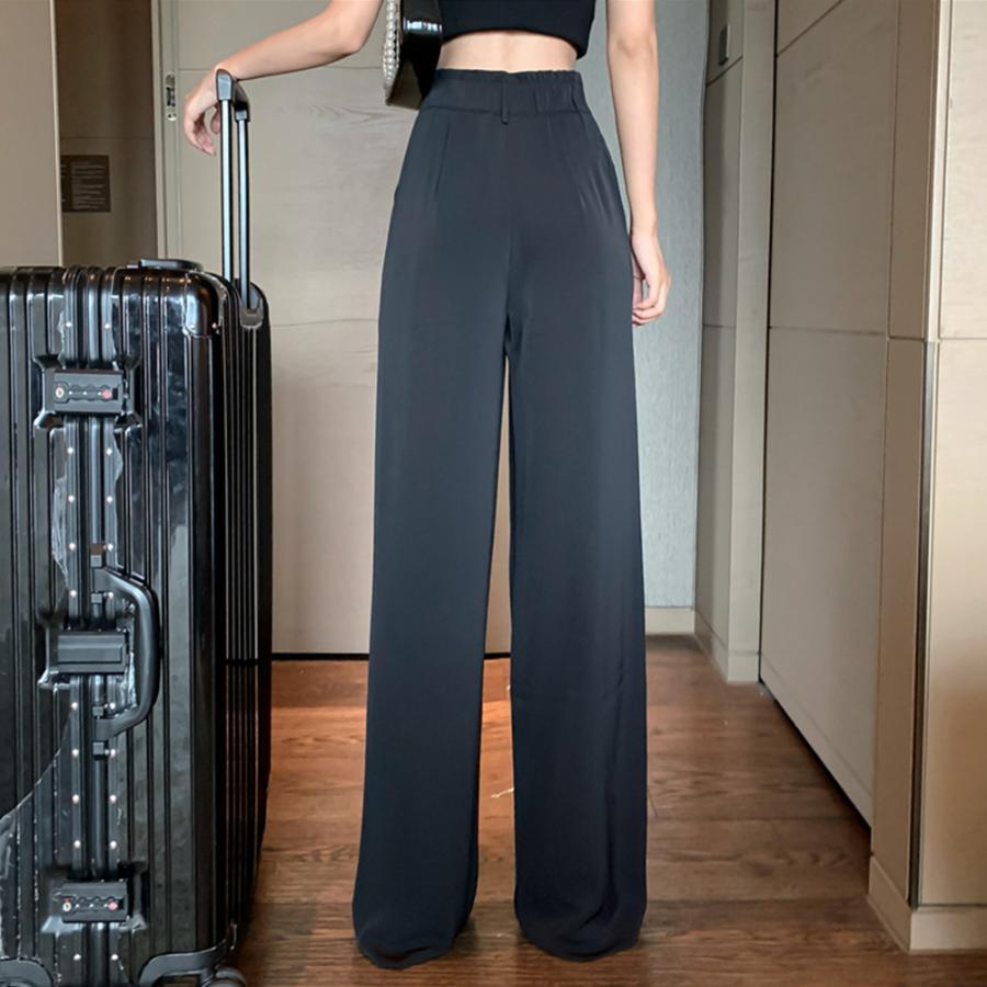 ワイドパンツ | ハイウエストレディース 無地