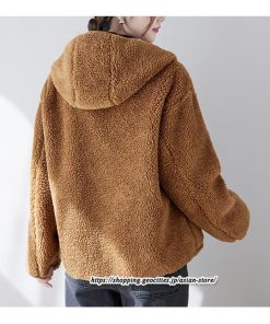 コート・ジャケット | ボアジャケット レディース 秋冬 アウター コート ジャケット ボア 暖かい ふわふわ 厚手 フード付き 長袖 可愛い 送料無料 トップス 無地 大人 30代 20代