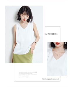 キャミソール タンクトップ | タンクトップ レディース 秋 秋服 レイヤード インナー ノースリーブ 重ね着 夏秋物 ベーシック Vネック しわにくい とろっと滑らかな肌触りの落ち感素材