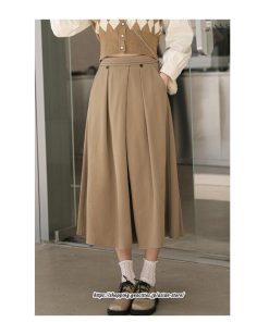 スカート | ロングきれいめ レディース ロング丈 女子会 デート 20代 30代 40代 50代 秋 冬 細見え ハイウエスト お出かけ 高見え あったか