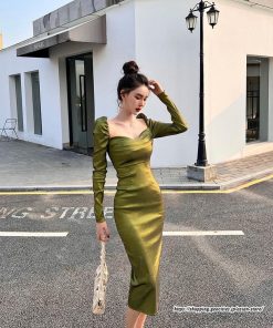 タイト | ワンピースタイトワンピース長袖 上品 セクシー高級感 ワンピース タイトワンピース ヒップアップ スリム 美ライン エレガント お呼ばれ シルエット