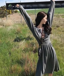 ワンピース | ニットプリーツワンピースレディースニット