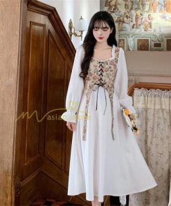 マキシ | フェイクワンピース 秋 レディース 30代40代ワンピース 長袖ワンピース レイヤード風ワンピース Aラインワンピース かわいい お呼ばれ 腰着痩せ 美ライン