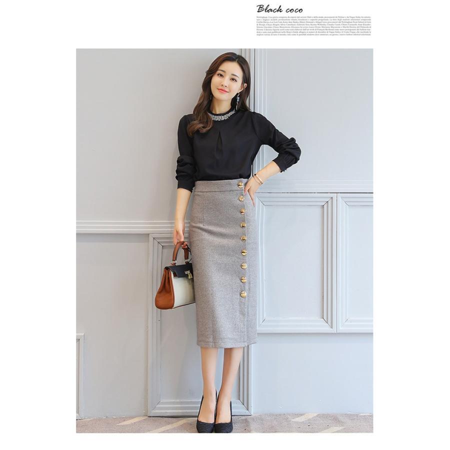 スカート | タイト秋冬 ツイード膝下丈秋冬春オフィス フォーマル エレガント 大人 タイト ヒップアップ 30代