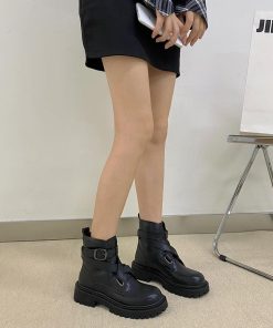 ショートブーツ | 厚底 レディース 美脚