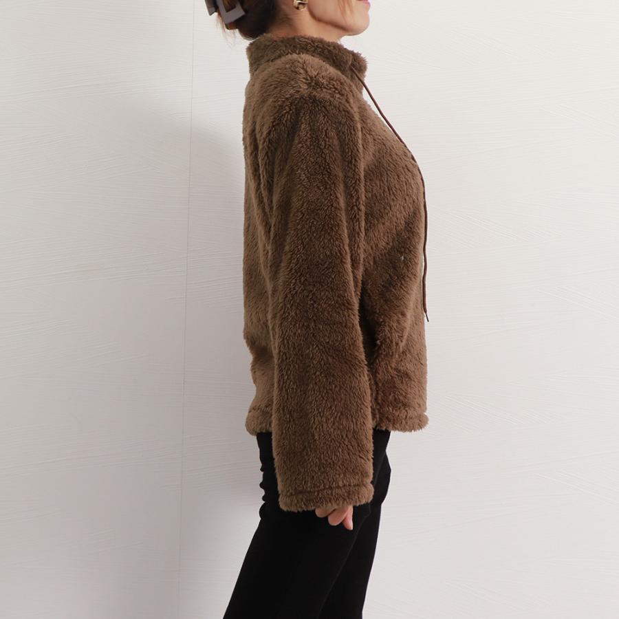 ジャケット・ブルゾン | ボアジャケット レディース 起毛ブルゾン