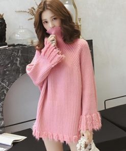 ニット・セーター | フリンジ ニットセーター レディース秋冬
