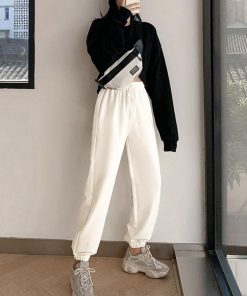 サルエルパンツ | ロングパンツ カジュアル 無地 ウエストゴム ヨガウェアパンツ レディース 韓国 スウエットパンツ