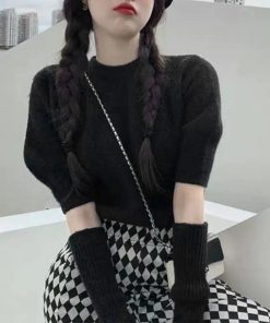 ニット・セーター | アームウォーマー ニットトップス 韓国風