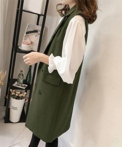 ベスト | ロングジレ レディース ロングベスト韓国