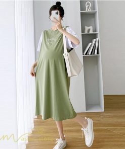 ワンピース | マタニティレディース 着痩せ 半袖 Aライン 大きいサイズ カジュアル 可愛い マタニティウェア 妊婦服 膝丈 産前産後 お出かけ 夏服