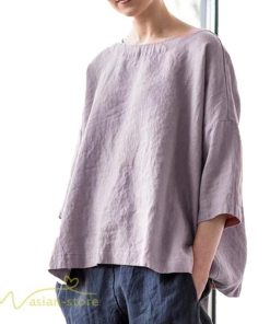 tシャツ・カットソー | Tシャツ カットソー レディース 無地 着痩せ カジュアルTシャツ ゆったり 7分袖 大きいサイズ 20代 30代 トップス 40代 かわいい シンプル 夏服 クルーネック