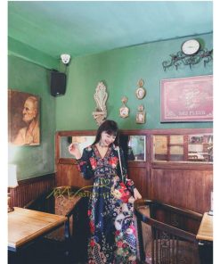 マキシ | ワンピース ロングワンピース レディース マキシワンピース おしゃれ ワンピ 花柄 エスニックスタイル レトロ風 春夏秋 カジュアル 新作 上品 お出かけ 通勤通学