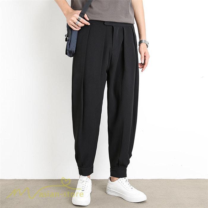 チノパン | テーパードパンツ メンズ 無地 ロング丈 夏新作 サマーパンツ 上品 ウエストゴム テーパード 春 夏 カジュアルパンツシンプル 上品 おしゃれ 秋 メンズスタイル