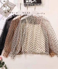 透かし編みトップス | シアーブラウス セットアップ アンサンブル