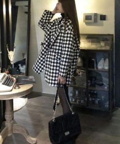 ジャケット・ブルゾン | 千鳥格子柄 ジャケット 中綿コート 秋冬