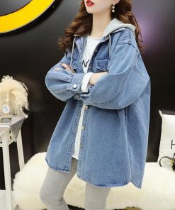 ジャケット・ブルゾン | フード付き デニムジャケットレディース