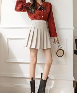 ミニスカート | プリーツハイウエスト韓国