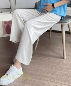 パンツ レギンス | ワイドパンツ マタニティウェア 妊婦服 パンツ 着痩せ 無地 マタニティパンツ おしゃれ 上品 春 夏 ウエスト調整 マタニティパンツ 産前 お出かけ カジュアル