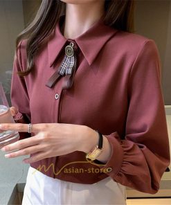 シャツ・ブラウス | スカーフタイシャツ トップス シャツ シャツ ブラウス レディース カジュアル フェミニン 春 秋 冬 きれいめ カジュアル 着痩せ 上品 エレガント 夏物 通勤通学