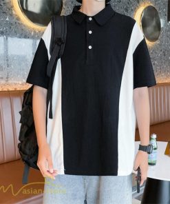 Tシャツ | ポロシャツ メンズ 切り替え メンズシャツ 半袖 カジュアル シンプル 無地 ポロ プルオーバー 夏新作 カッコウイイ トップス 半袖サマーシャツ 夏服