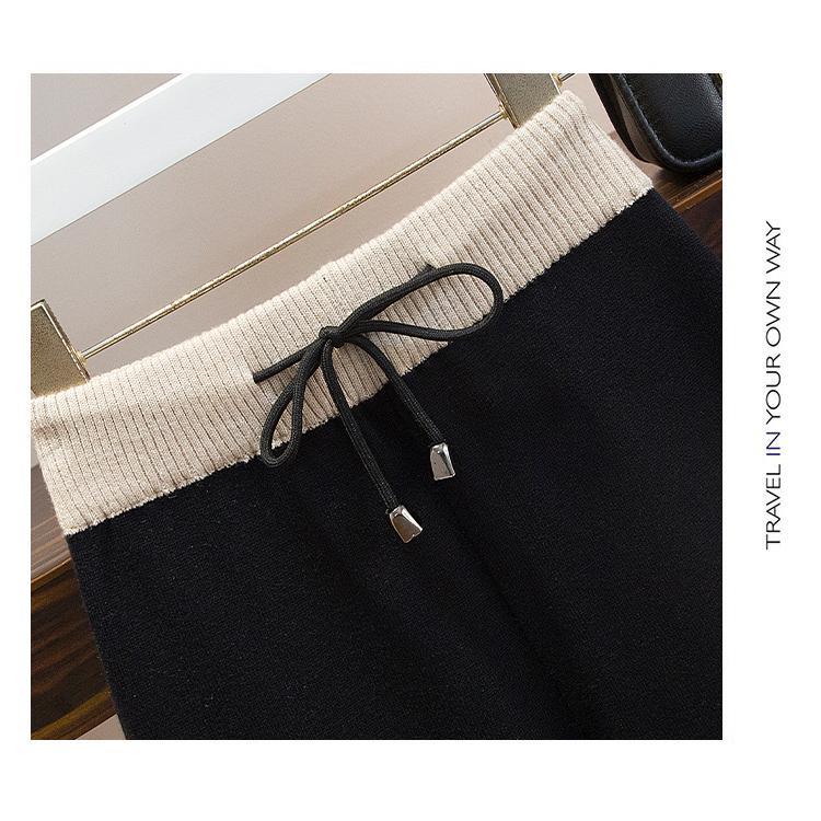 セットアップ | 2点セット ニットセーター レディース 秋 冬 長袖 セーター 上下セット かわいい 20代 30代 カジュアル 40代 ワイドパンツ 着痩せ 50代 新作