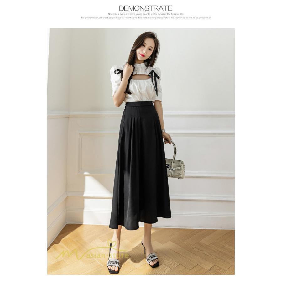 スカート | Aラインレディース 着痩せ 秋 冬 新作 ハイウエスト ロング丈 ウエストゴム 20代 30代 カジュアル OL ビジネス 秋冬 40代 コーデ 50代
